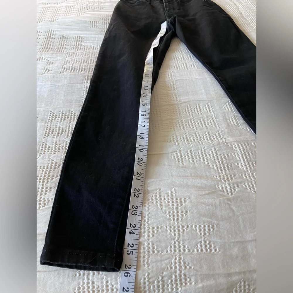 EVERLANE Curvy High-Rise Black Crop Skinny Jeans Size 23 - Picture 7 of 12